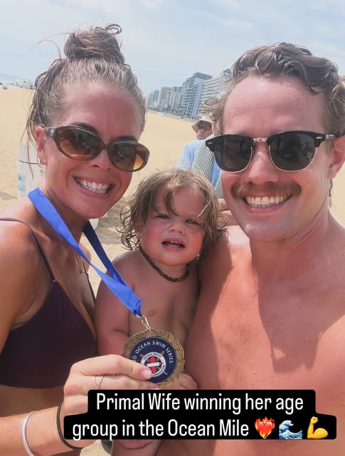 Age group win at the ocean mile